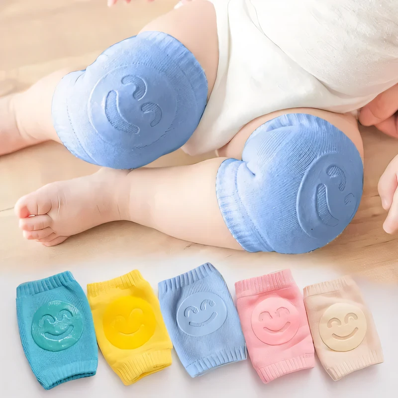 1Pair Anti -Slip Baby Knee Pad Protector (color as per stock)